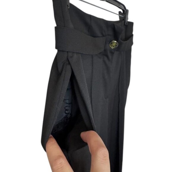 Vivienne Westwood black high-rise pleated pants size 10 - Picture 6 of 10